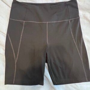 Girlfriend Collective, High Rise Bike Short, Black, Large